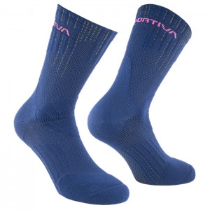 ENDURANCE TRAIL SOCKS NIGHT SKY/AZALEA