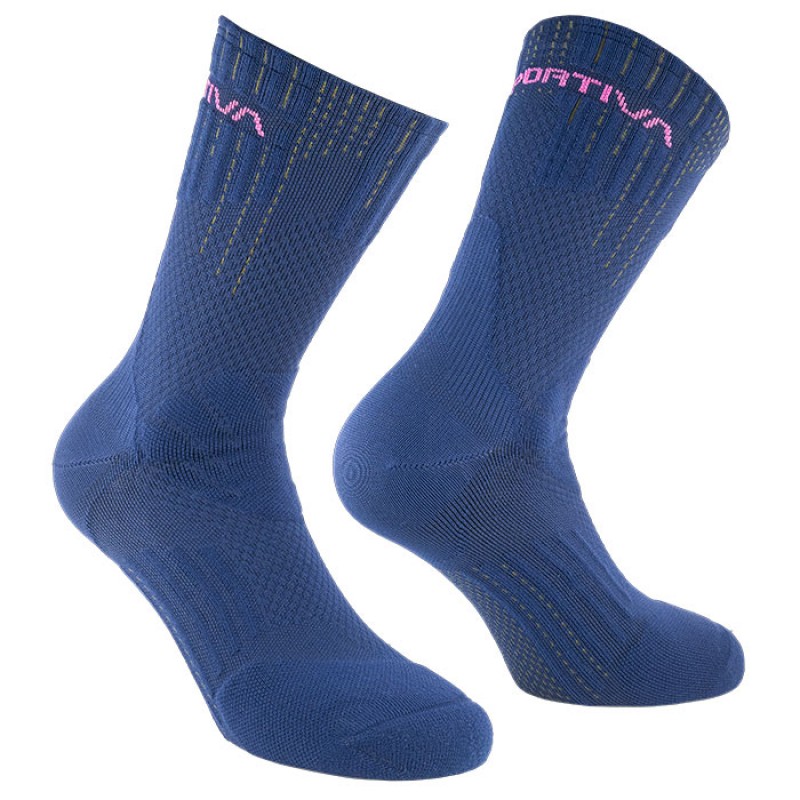 ENDURANCE TRAIL SOCKS NIGHT SKY/AZALEA