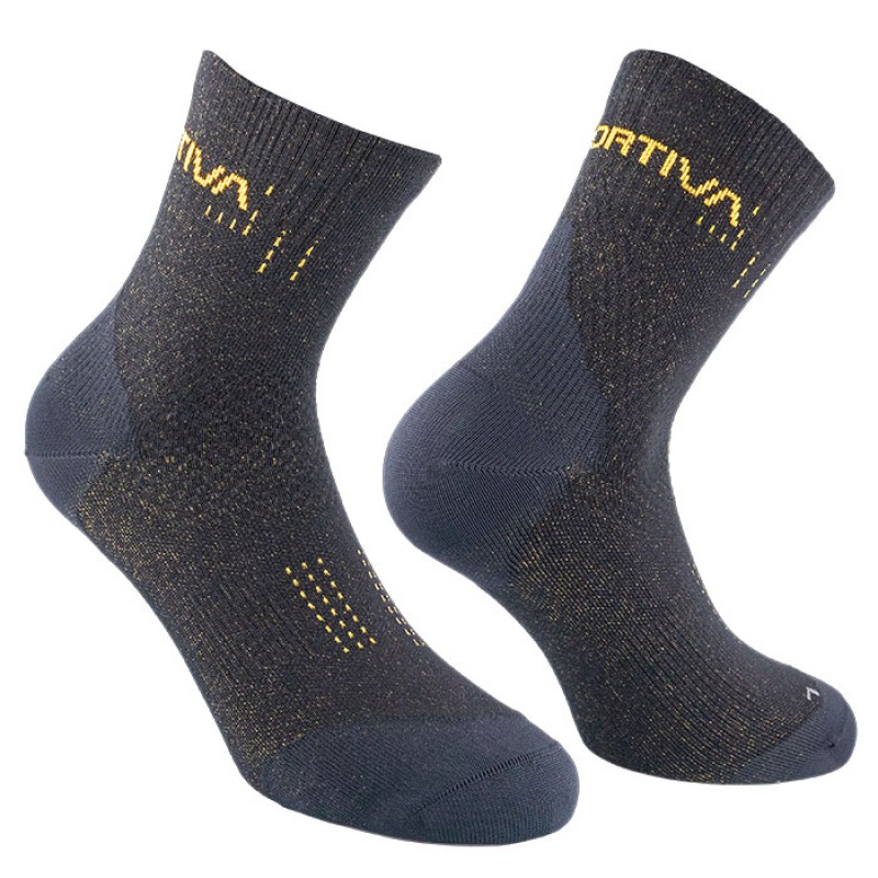 SPRINT TRAIL SOCKS BLACK/YELLOW