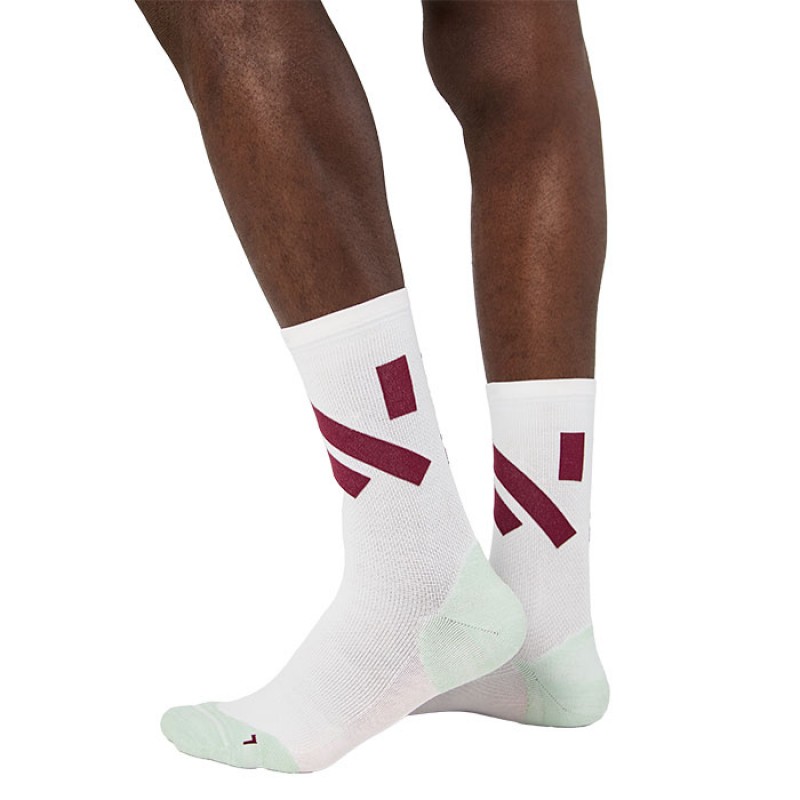 MEIAS RACE WHITE/GREEN