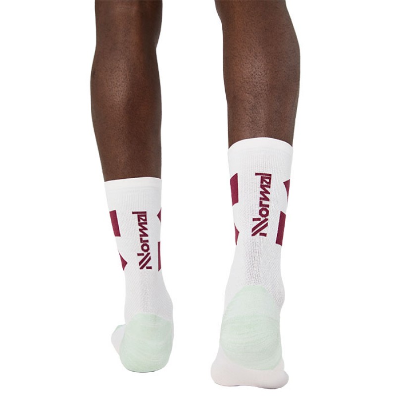 MEIAS RACE WHITE/GREEN