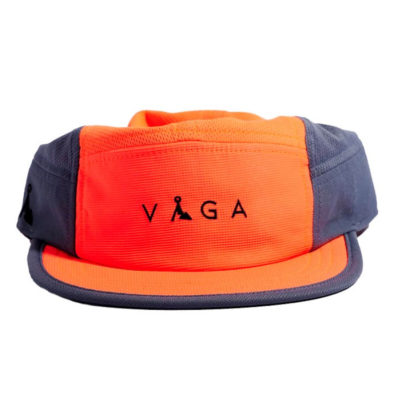 CLUB CAP NEON CORAL/SLATE BLUE