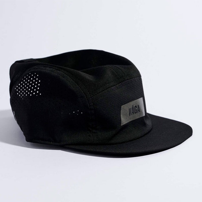 FEATHER RACING CAP BLACK