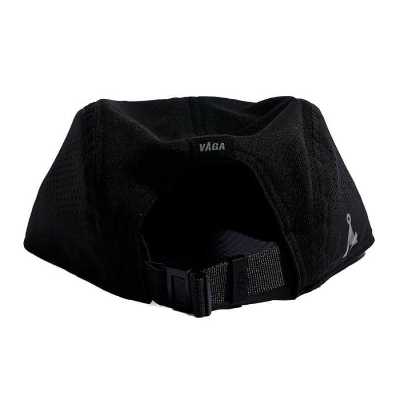 FEATHER RACING CAP BLACK