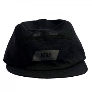 FEATHER RACING CAP BLACK