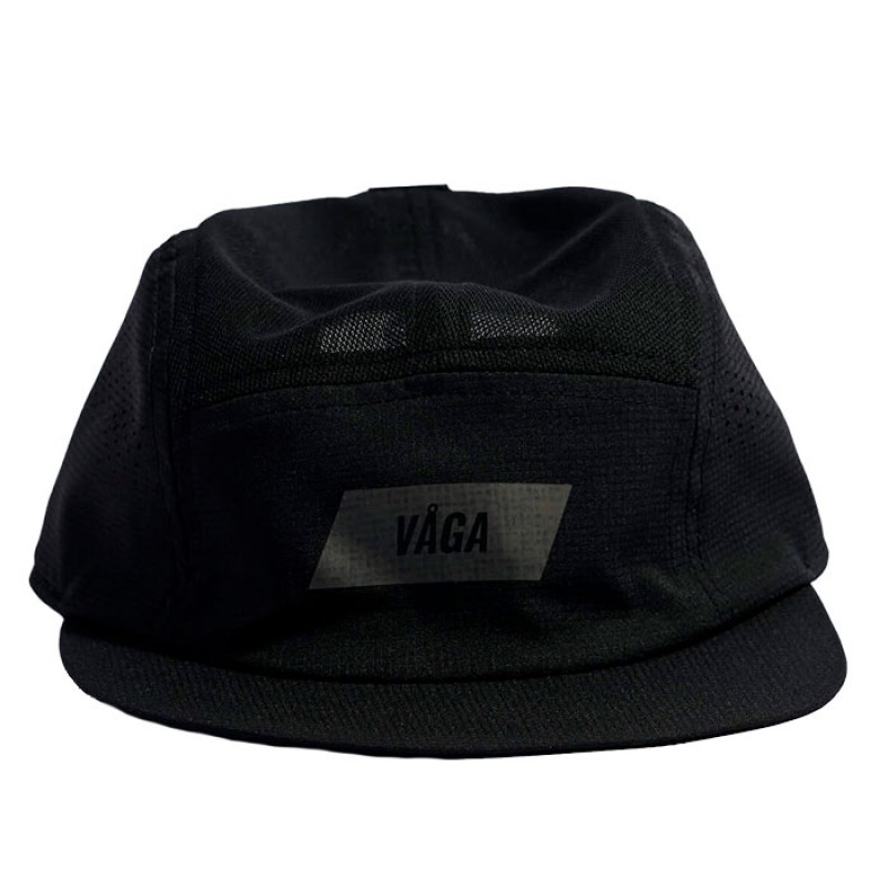 FEATHER RACING CAP BLACK