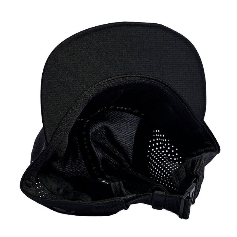 FEATHER RACING CAP BLACK