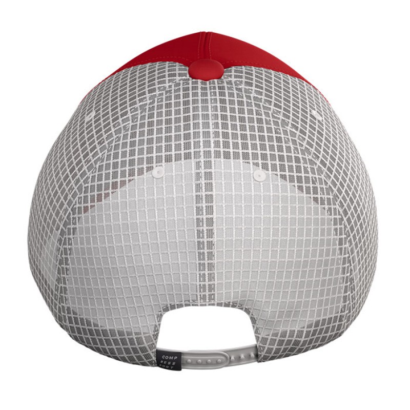 TRUCKER 6P CAP POMPEIAN RED