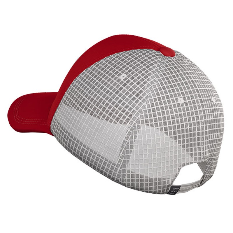 TRUCKER 6P CAP POMPEIAN RED