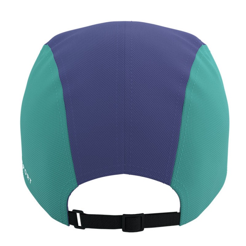 5 PANEL CAP ORIENT BLUE/POOL BLUE