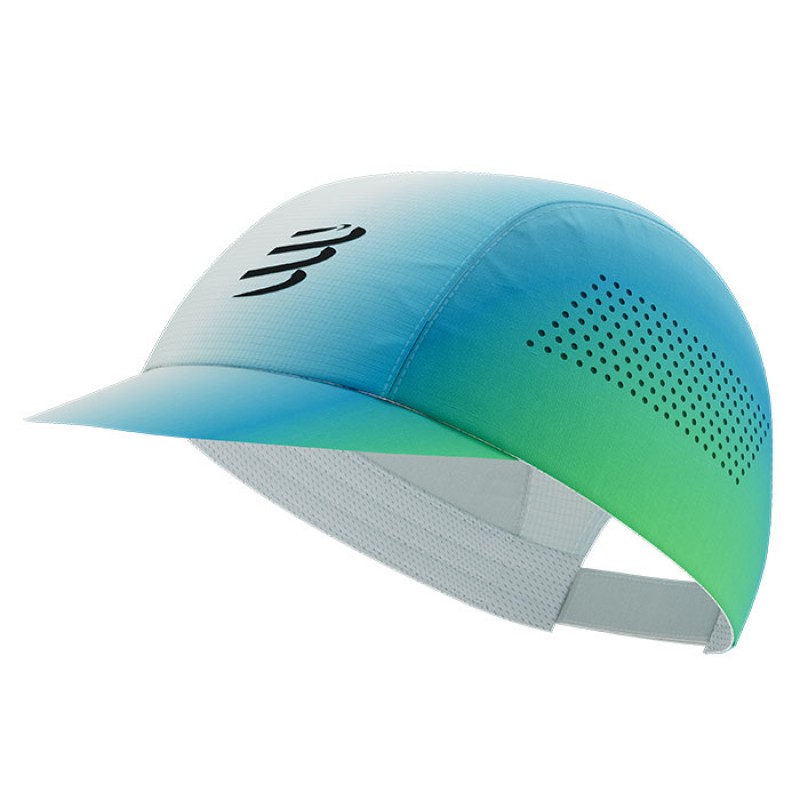 PRO RACING CAP STAR WHITE/BLUE GREEN