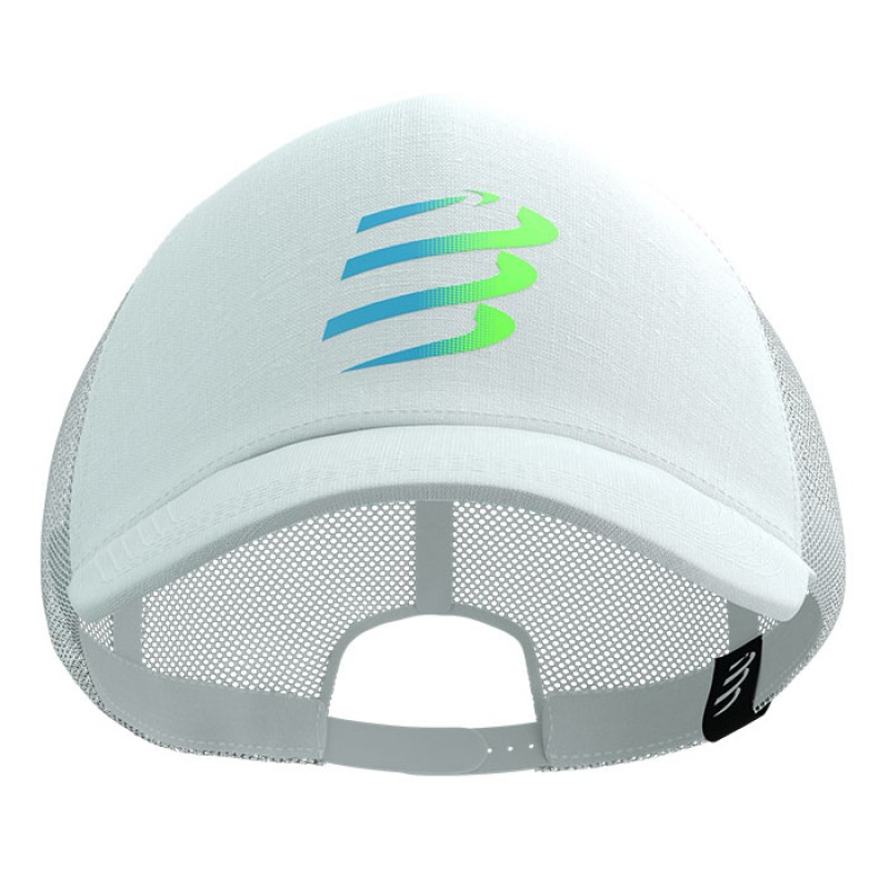 TRUCKER CAP STAR WHITE/BLUE-GREEN
