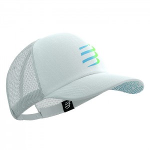 TRUCKER CAP STAR WHITE/BLUE-GREEN