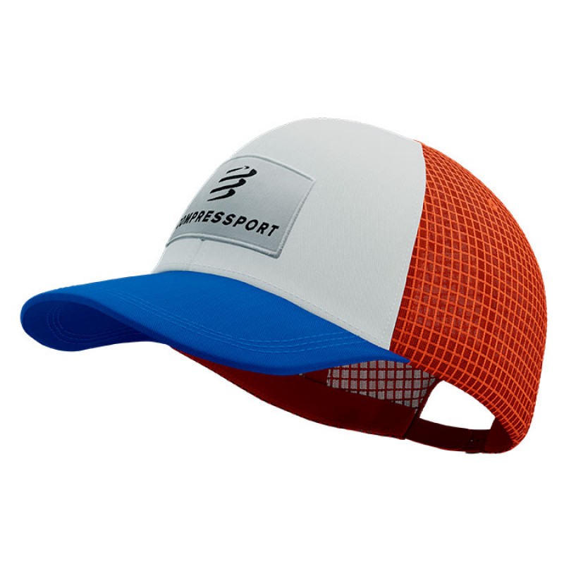 TRUCKER 6P CAP PRINCESS BLUE/WHITE