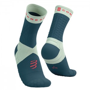 MEIAS ULTRA TRAIL V2.0 STARGAZER/AQUA/FLUO RED