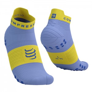 MEIAS PRO RACING SOCKS V4.0 RUN LOW JACARANDA/MAZE