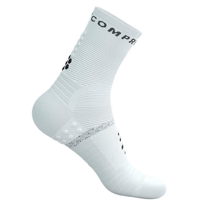 MEIAS PRO MARATHON SOCKS V2.0 WHITE/BLACK