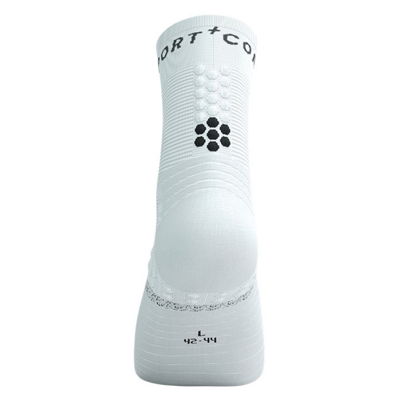 MEIAS PRO MARATHON SOCKS V2.0 WHITE/BLACK