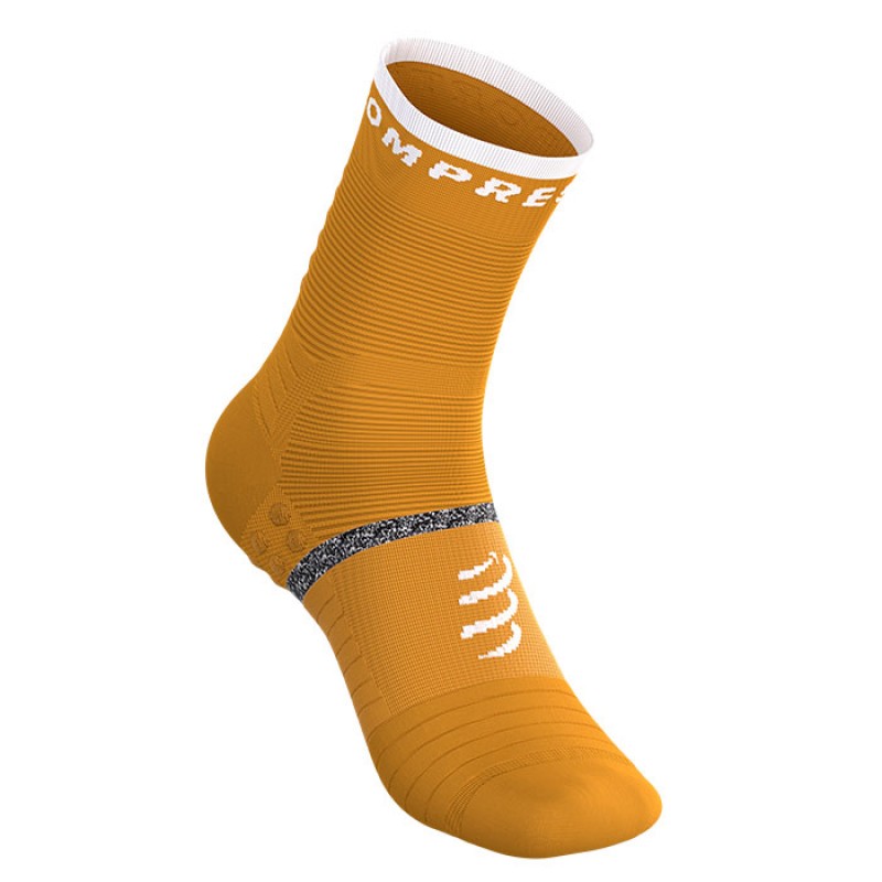 MEIAS PRO MARATHON SOCKS V2.0 SUNFLOWER/WHITE