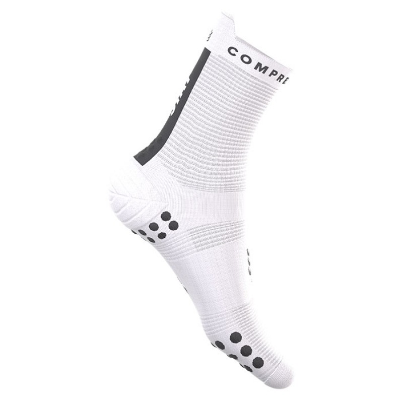 MEIAS PRO RACING SOCKS V4.0 RUN HIGH STAY BEHIND BLACK