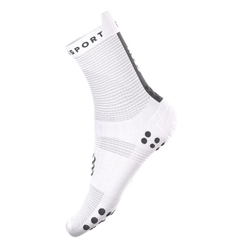 MEIAS PRO RACING SOCKS V4.0 RUN HIGH STAY BEHIND BLACK
