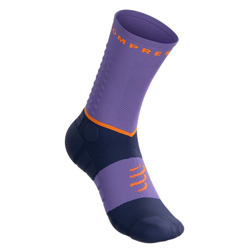 MEIAS ULTRA TRAIL V2.0 ASTER PURPLE/PEACOAT