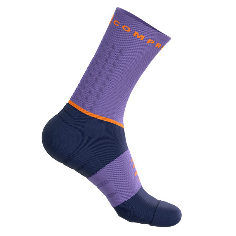 MEIAS ULTRA TRAIL V2.0 ASTER PURPLE/PEACOAT