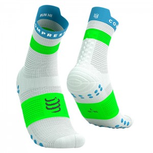 MEIAS PRO RACING SOCKS V4.0 RUN HIGH STAR WHITE/NO...