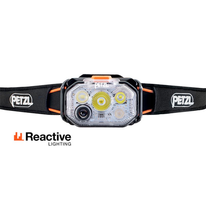FRONTAL SWIFT RL 1200 LUMENS BLACK/ORANGE