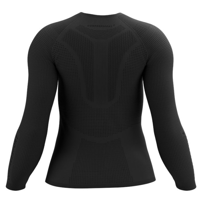 ON/OFF BASE LAYER LS TOP W BLACK