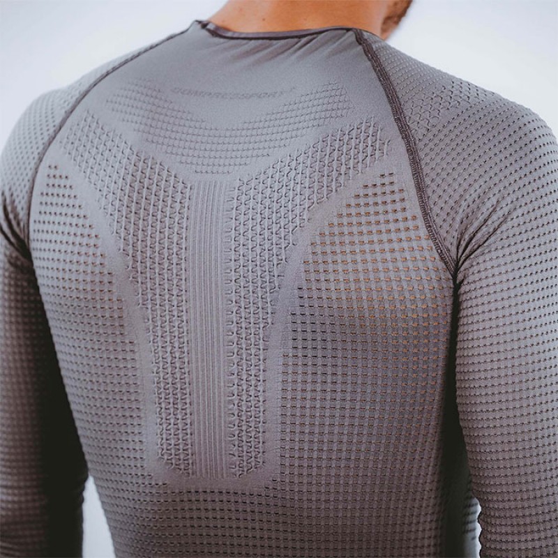 ON/OFF BASE LAYER LS TOP GREY